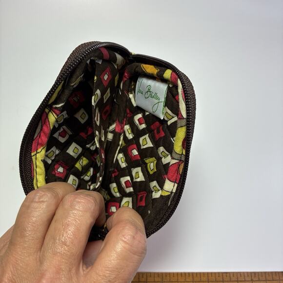 Vera Bradley Y2K Wristlet Puccini Pattern Zip Close Makeup Change Purse Lined - Picture 4 of 4